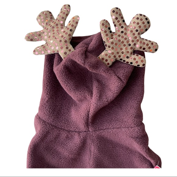 Party Dog | Christmas Reindeer Dog Hoodie | Fits Small Dog - Picture 5 of 6